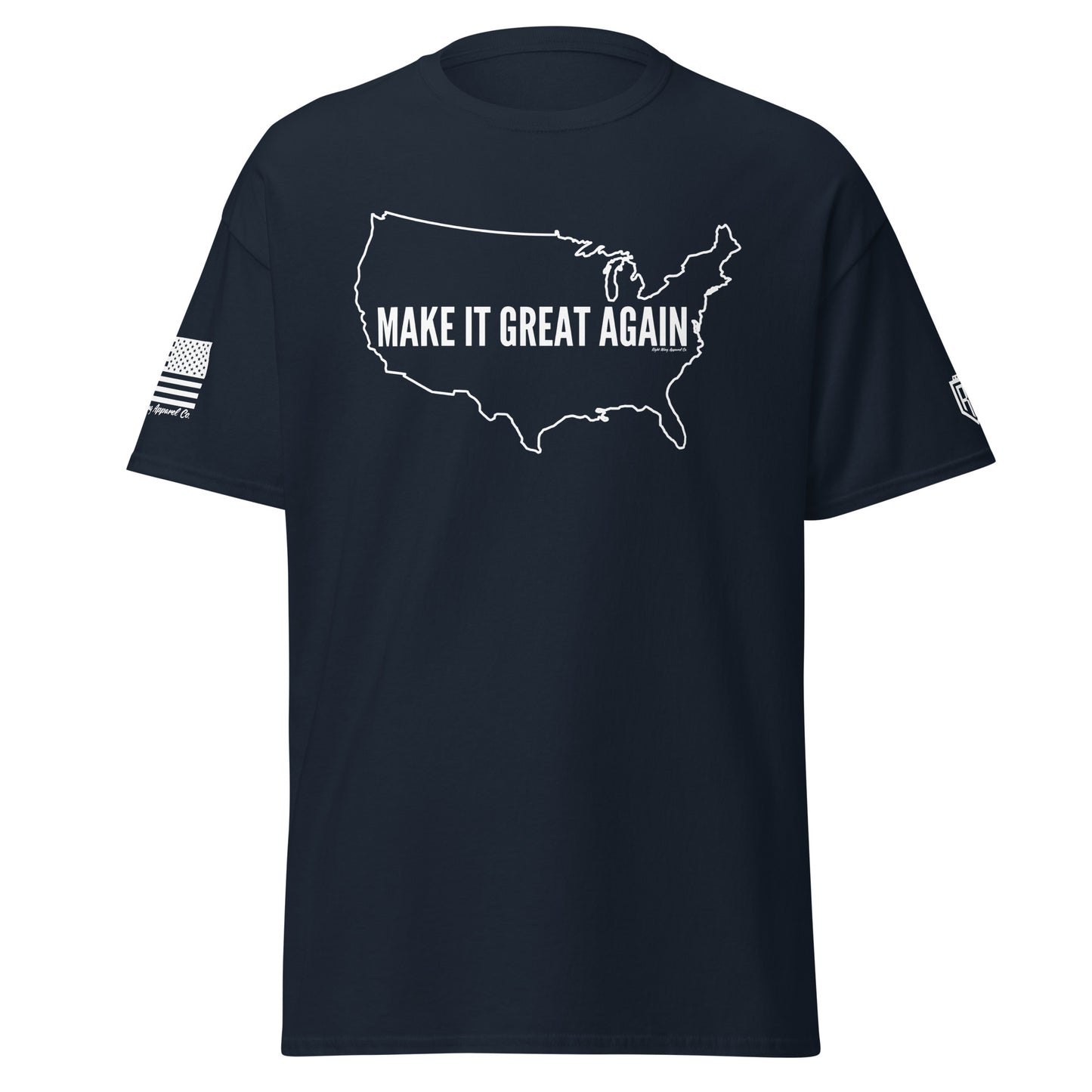 Make it Great Again America Outline T-Shirt